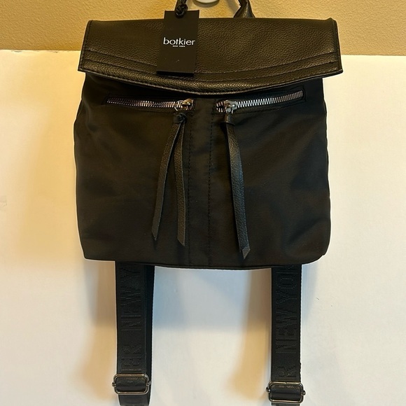 Botkier Handbags - Botkier New York Black Nylon Trigger City Backpack Tote Bag